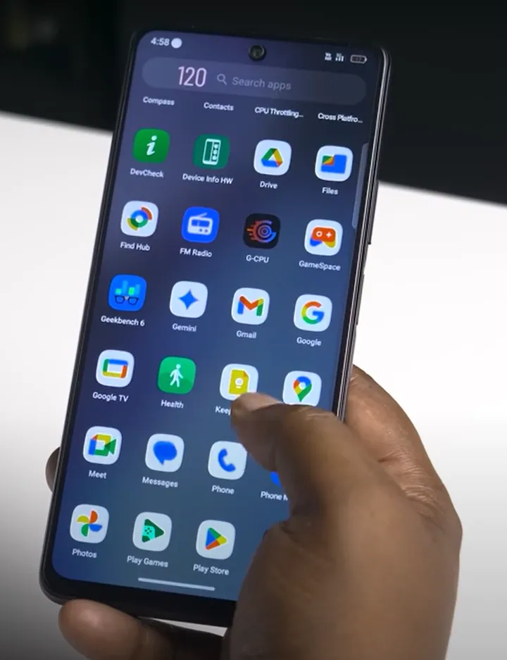 120Hz Smooth display